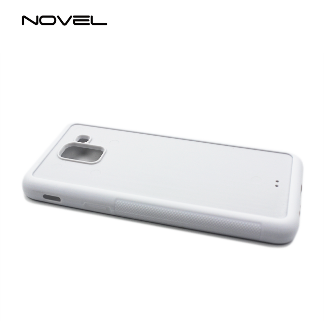 For Galaxy J6 2018 Sublimation Blank 2D TPU Rubber Phone Back Shell Case
