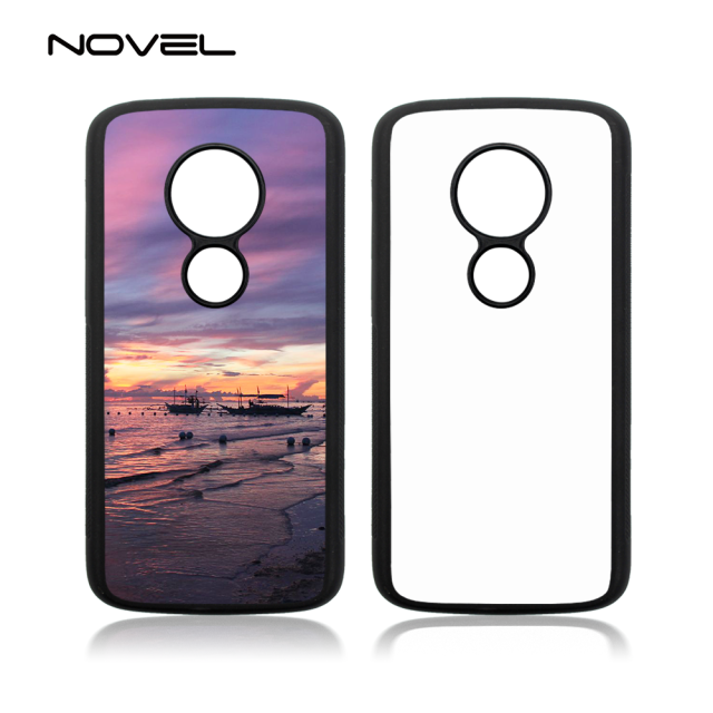 For Moto E5/G6 Play Blank Sublimation 2D Silicone TPU Cell Phone Back Case