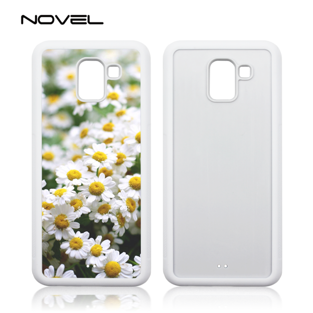 For Galaxy J6 2018 Sublimation Blank 2D TPU Rubber Phone Back Shell Case
