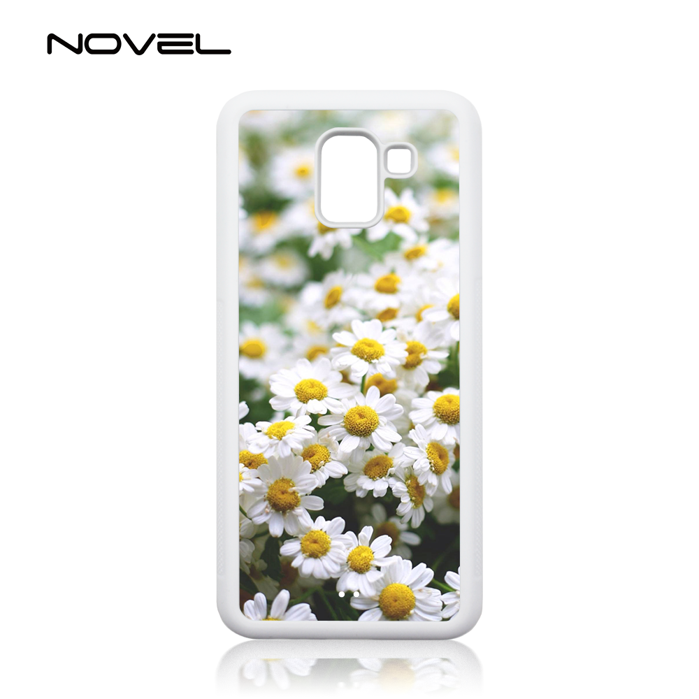 For Galaxy J6 2018 Sublimation Blank 2D TPU Rubber Phone Back Shell Case