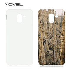 DYE Sublimation Blank 3D Hard Plastic Mobile Phone Case For Galaxy J6