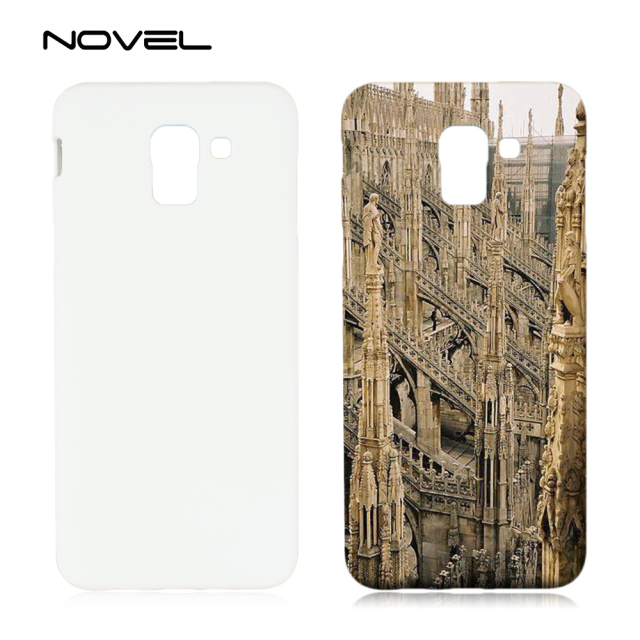 DYE Sublimation Blank 3D Hard Plastic Mobile Phone Case For Galaxy J6