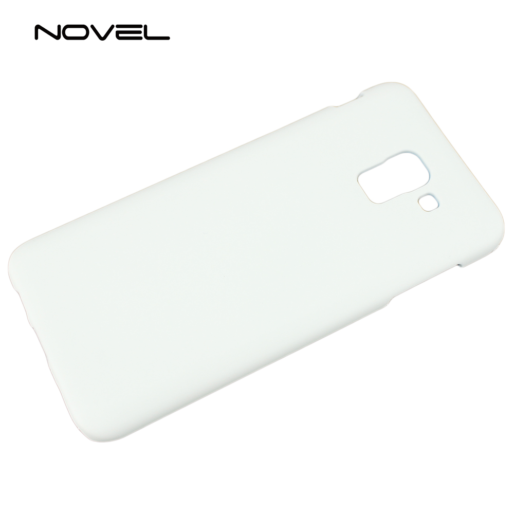 DYE Sublimation Blank 3D Hard Plastic Mobile Phone Case For Galaxy J6