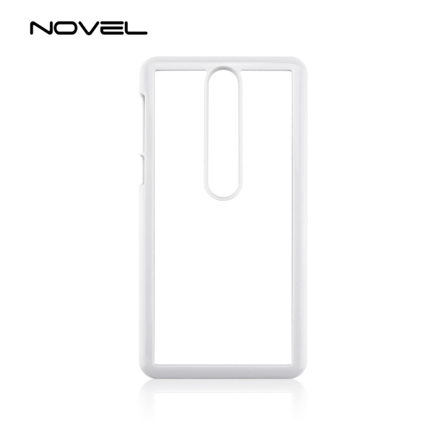 For Nokia 6 2018 Sublimation Blank 2D Plastic PC Mobile Phone Case