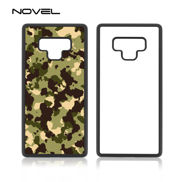 For Galaxy Note 9 Sublimation Blank 2D TPU Rubber Phone Back Shell Case