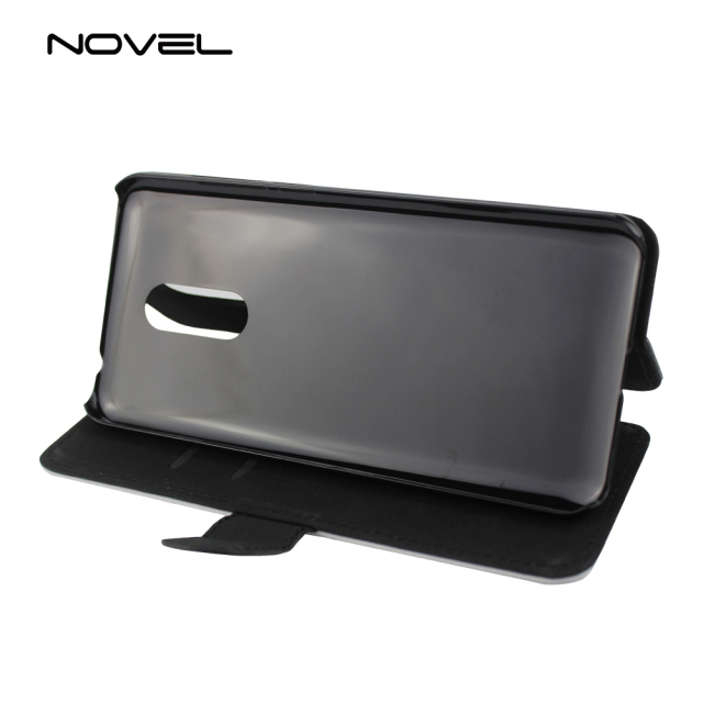 For Xiaomi Redmi 5 Plus Sublimation Blank PU Leather Flip Phone Wallet Case