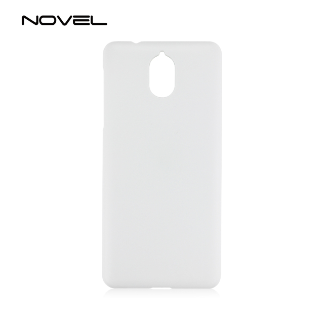 For Nokia 3.1 Sublimation 3D Plastic Blank White Phone Cover