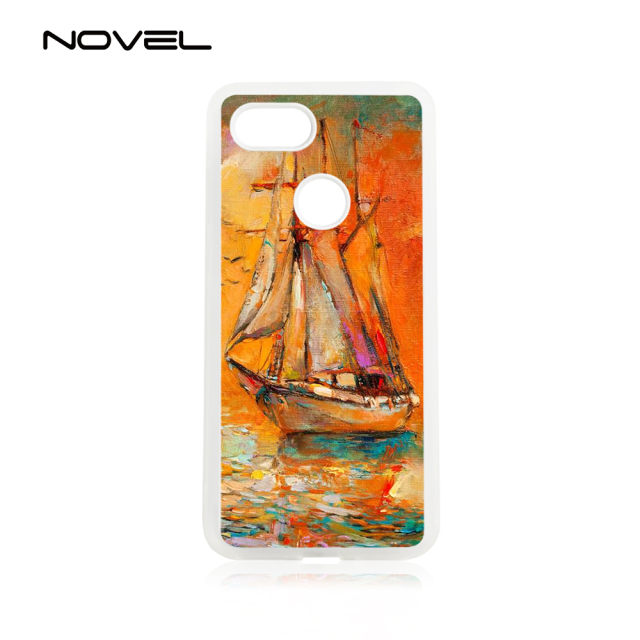 For Google Pixel 3 5.0&quot; Blank Sublimation 2D Rubber TPU Cell Phone Case Cover