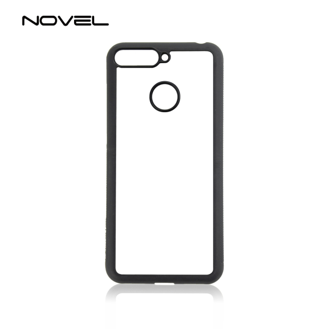 For Huawei Honor 7A With Fingerprint Hole Sublimation 2D Blank TPU Rubber Phone Shell