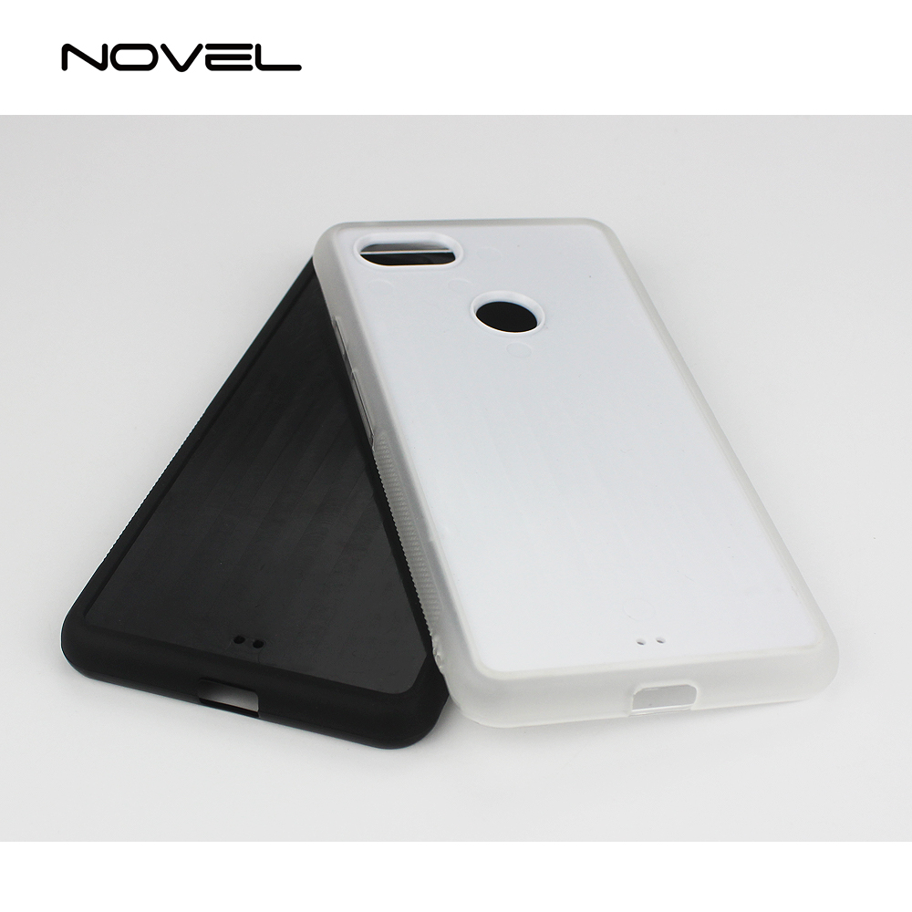 For Google Pixel 3 XL 5.5" Sublimation Blank TPU Rubber Phone Back Case