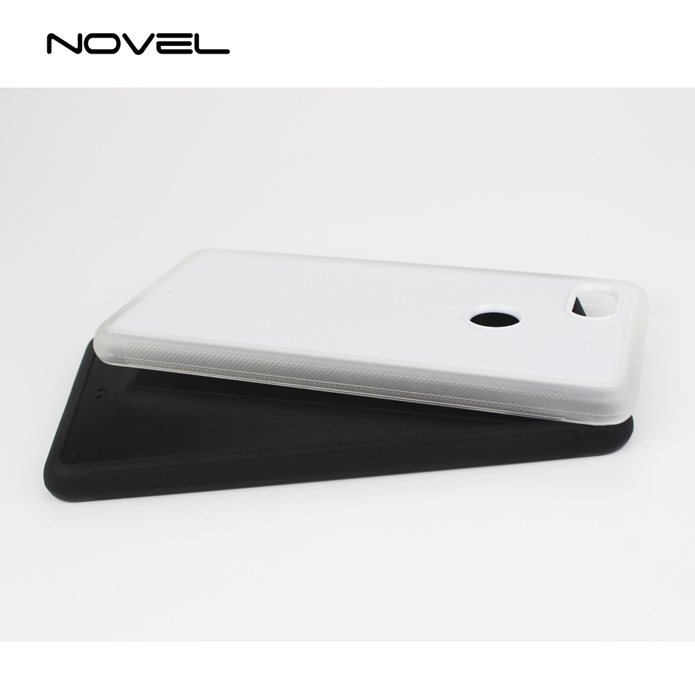 For Google Pixel 3 XL 5.5" Sublimation Blank TPU Rubber Phone Back Case