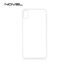 New!!! For iPhone XS Max  6.5" Blank Sublimation 2D Hard Plastic Phone Shell Case