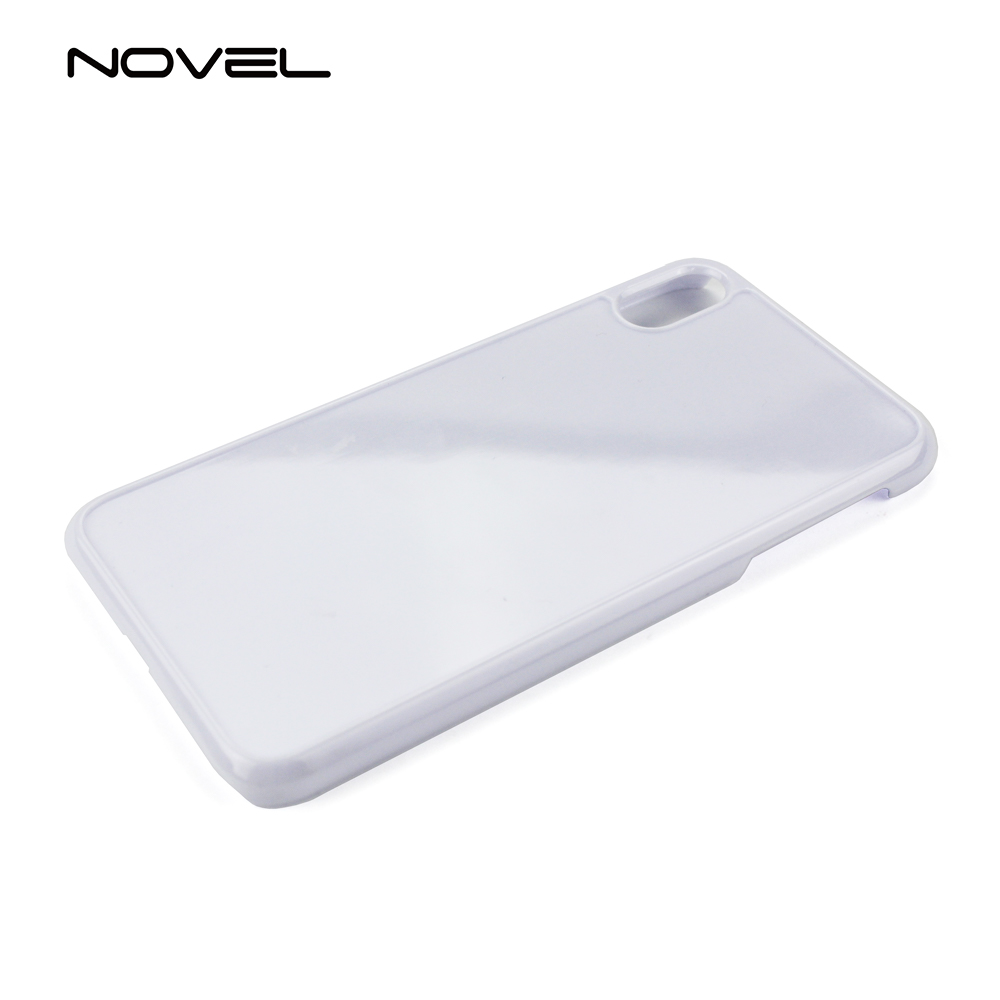 New!!! For iPhone XS Max  6.5" Blank Sublimation 2D Hard Plastic Phone Shell Case