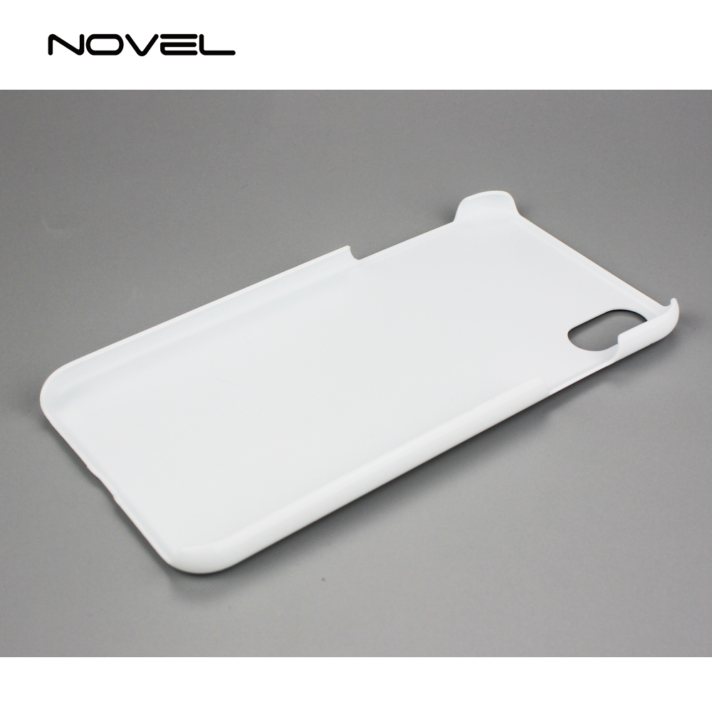 New!!!For iPhone XS Max  6.5" Custom Sublimation Blank 3D Plastic Smartphone Shell Case