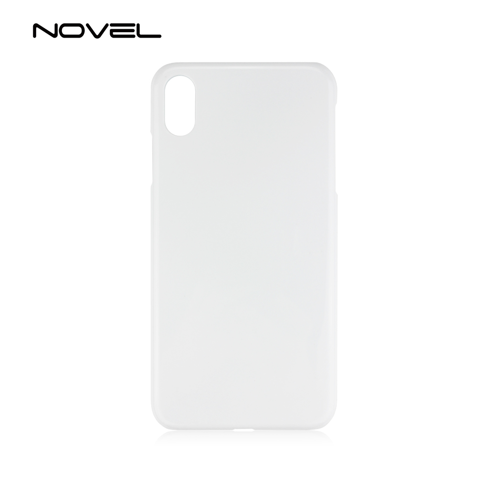 New!!!For iPhone XS Max  6.5" Custom Sublimation Blank 3D Plastic Smartphone Shell Case