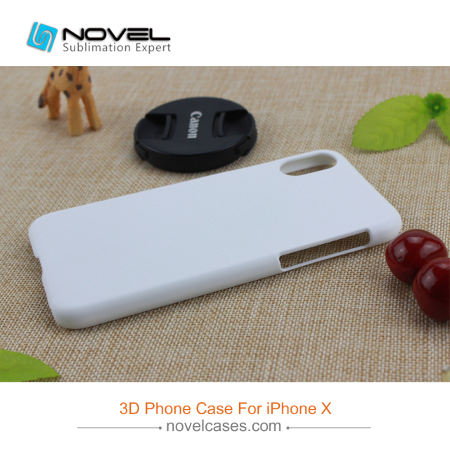 New!!! For iPhone XS 5.8&quot;/iPhone X(10) DIY Sublimation Blank 3D Plastic Cell Phone Case Cover