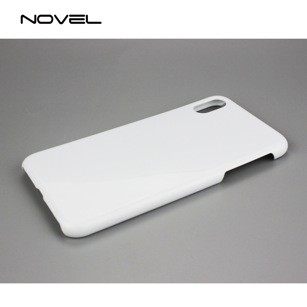 New!!!For iPhone XS Max  6.5" Custom Sublimation Blank 3D Plastic Smartphone Shell Case