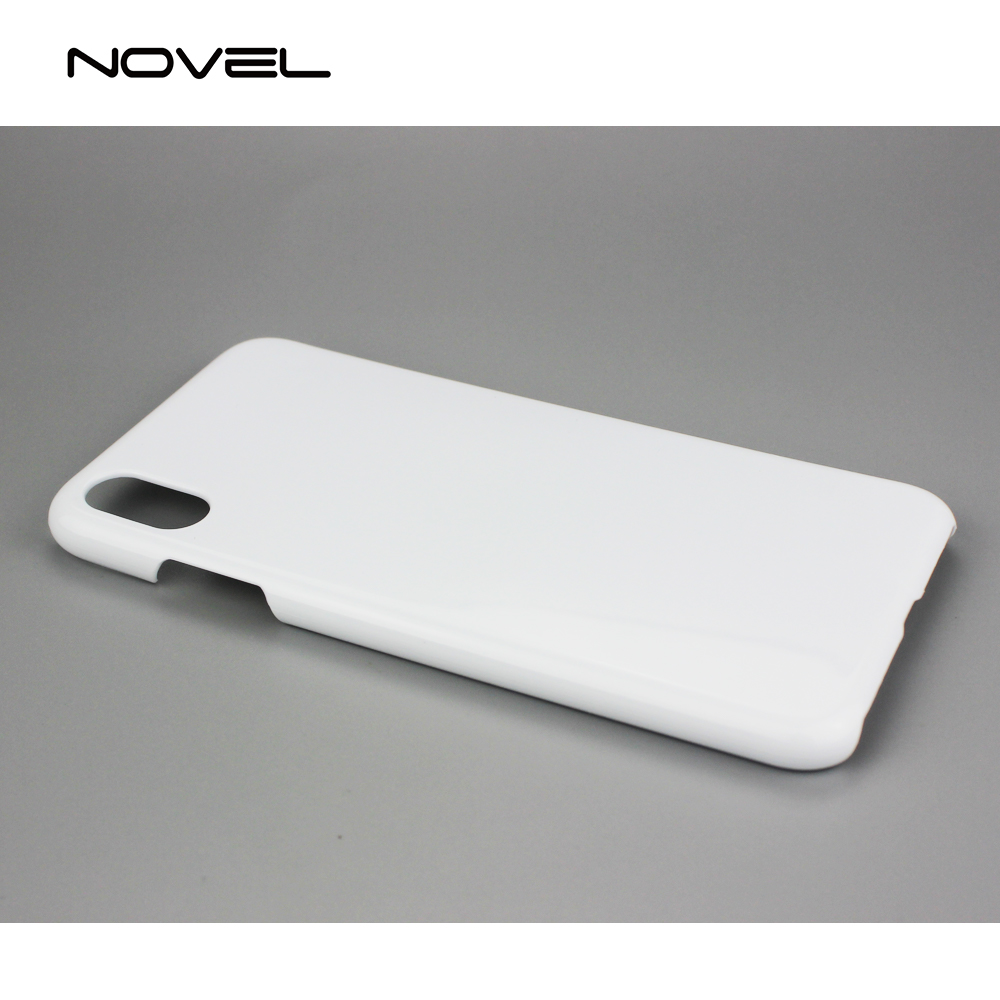 New!!!For iPhone XS Max  6.5" Custom Sublimation Blank 3D Plastic Smartphone Shell Case