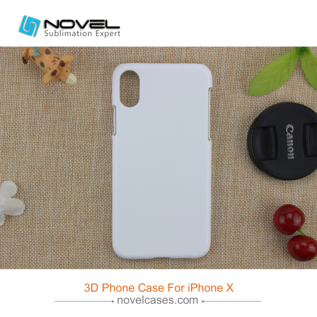 New!!! For iPhone XS 5.8&quot;/iPhone X(10) DIY Sublimation Blank 3D Plastic Cell Phone Case Cover