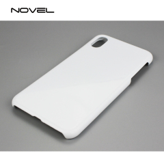 New!!!For iPhone XS Max  6.5" Custom Sublimation Blank 3D Plastic Smartphone Shell Case