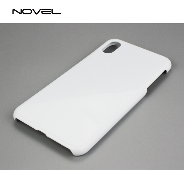 New!!!For iPhone XS Max  6.5" Custom Sublimation Blank 3D Plastic Smartphone Shell Case