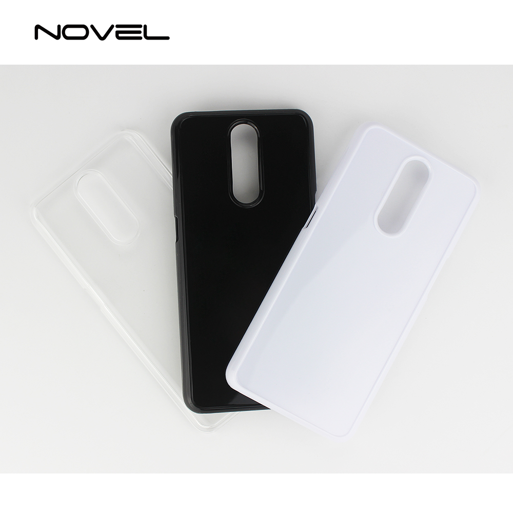 For OPPO R17 Pro Sublimation Blank 2D Plastic Phone Back Case Shell