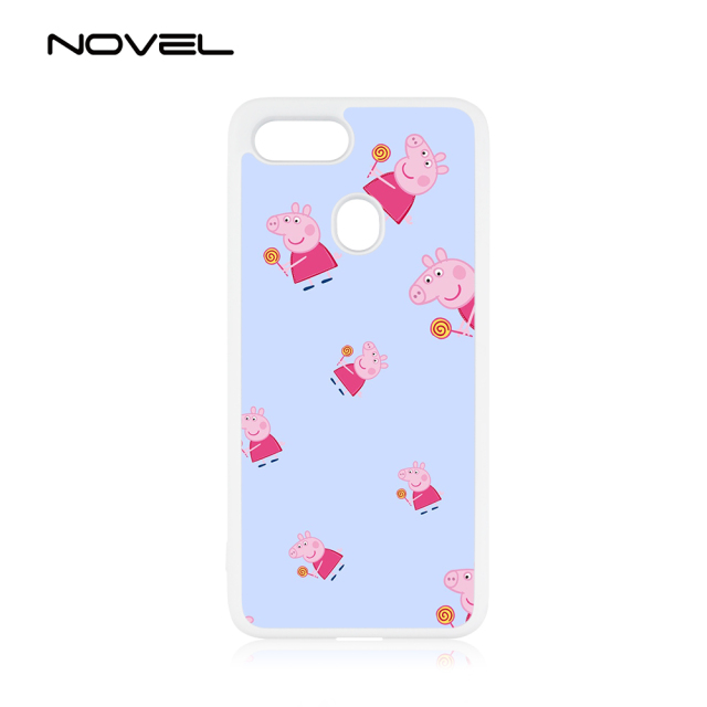 For OPPO F9 Sublimation Blank 2D TPU Rubber Phone Back Case
