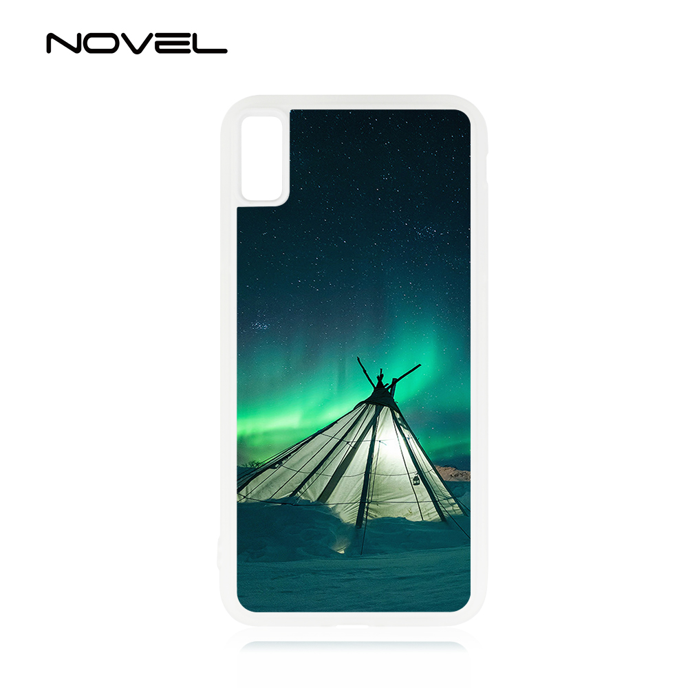 New!!! For iPhone XR DYE Sublimation Blank 2D TPU Rubber Cell Phone Case Cover