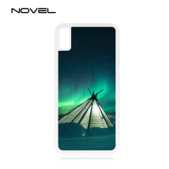 New!!! For iPhone XR DYE Sublimation Blank 2D TPU Rubber Cell Phone Case Cover