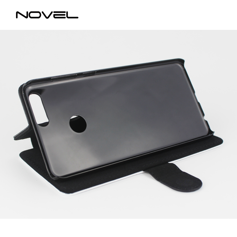 For Huawei Honor 7X Blank Sublimation PU Leather Flip Phone Wallet Case