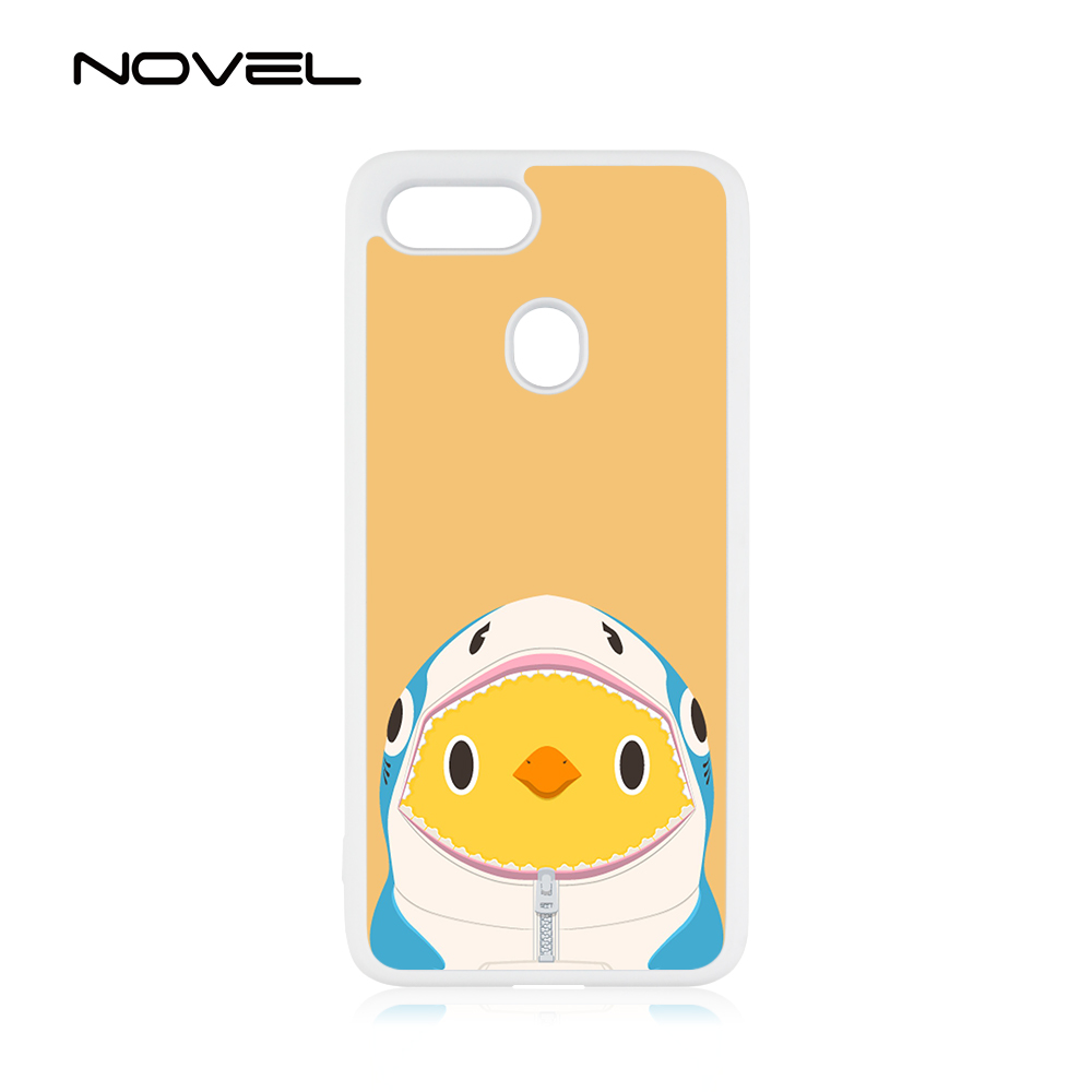 For OPPO F9 Sublimation Blank 2D TPU Rubber Phone Back Case