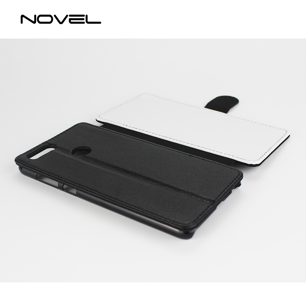 For Huawei Honor 7X Blank Sublimation PU Leather Flip Phone Wallet Case