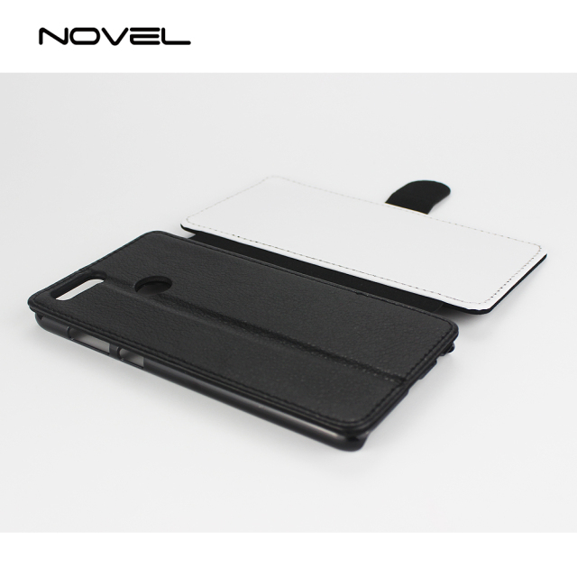 For Huawei Honor 7X Blank Sublimation PU Leather Flip Phone Wallet Case