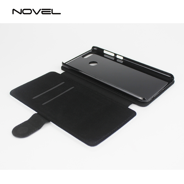 For Huawei Honor 7X Blank Sublimation PU Leather Flip Phone Wallet Case