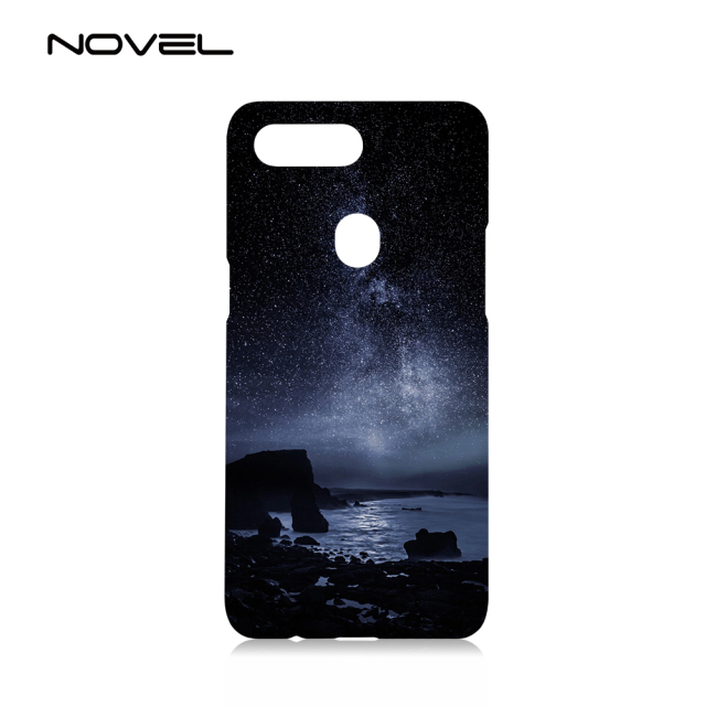 Popular Sublimation 3D Hard Plastic Mobile Phone Case For OPPO F9/ F9 Pro