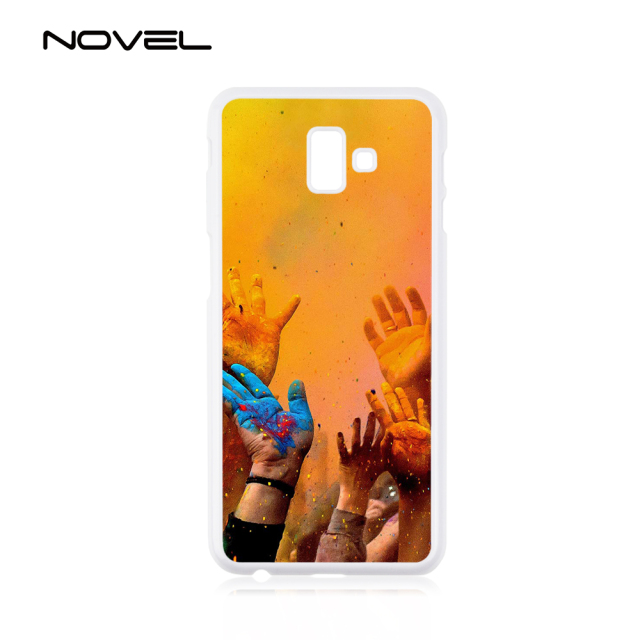 For Galaxy J6 Plus Sublimation Blank 2D Hard Plastic Phone Back Case