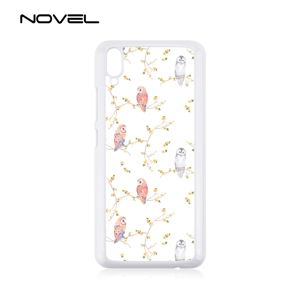For Vivo V7,V11 Sublimation 2D Plastic Blank Back Phone Case