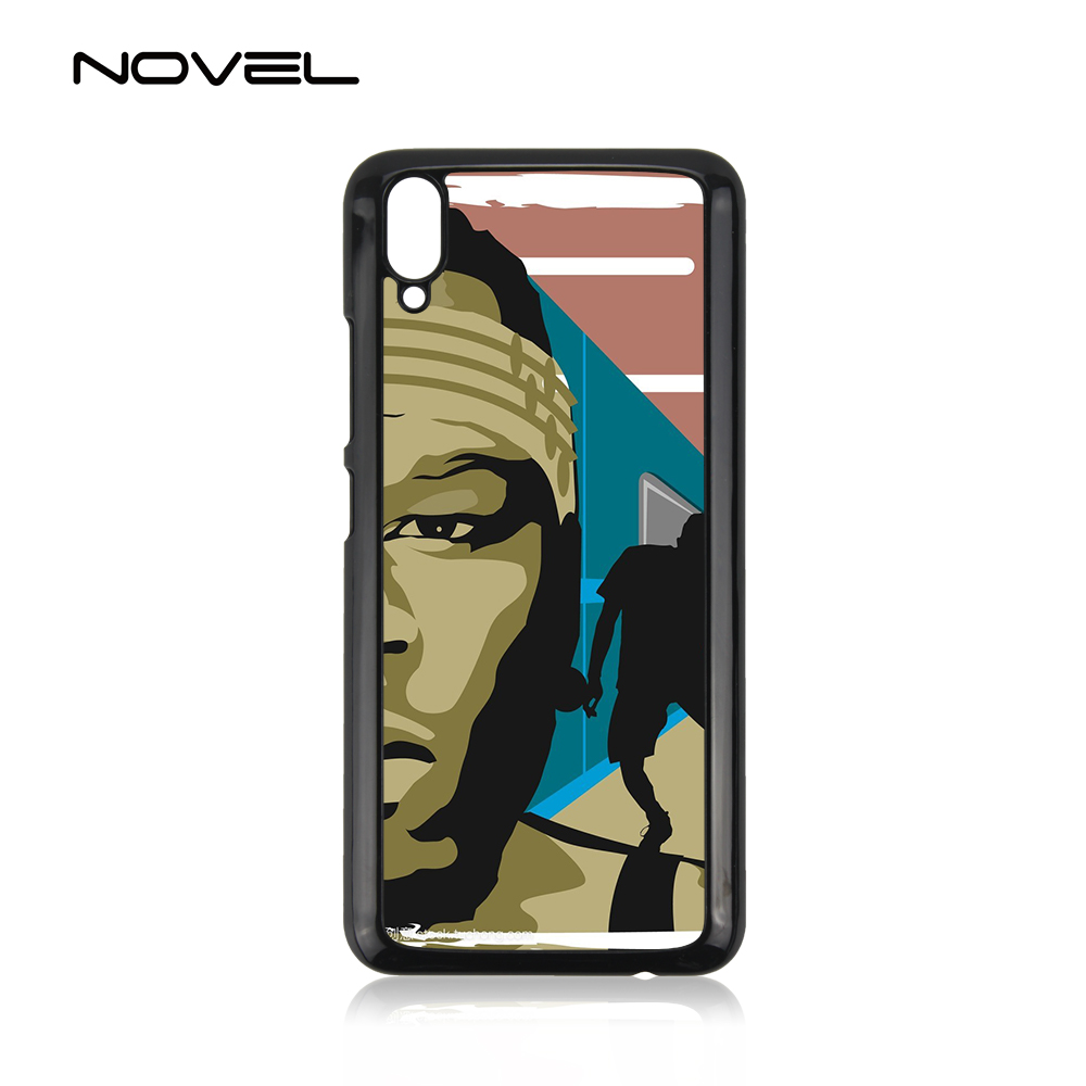 For Vivo V7,V11 Sublimation 2D Plastic Blank Back Phone Case