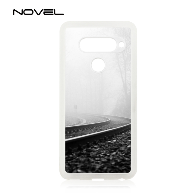 For LG V40 Blank Sublimation Blank 2D Rubber Silicone Phone Shell Case