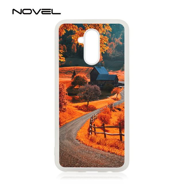 For Huawei Mate 20 Lite DIY Sublimation Blank 2D Rubber Phone Back Cover