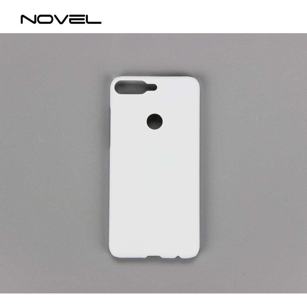 For Huawei Y7 2018 Sublimation Blank 3D Hard Plastic Phone Shell Case
