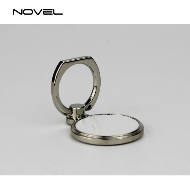 Sublimation Blank Round Ring Holder For Mobile Phone