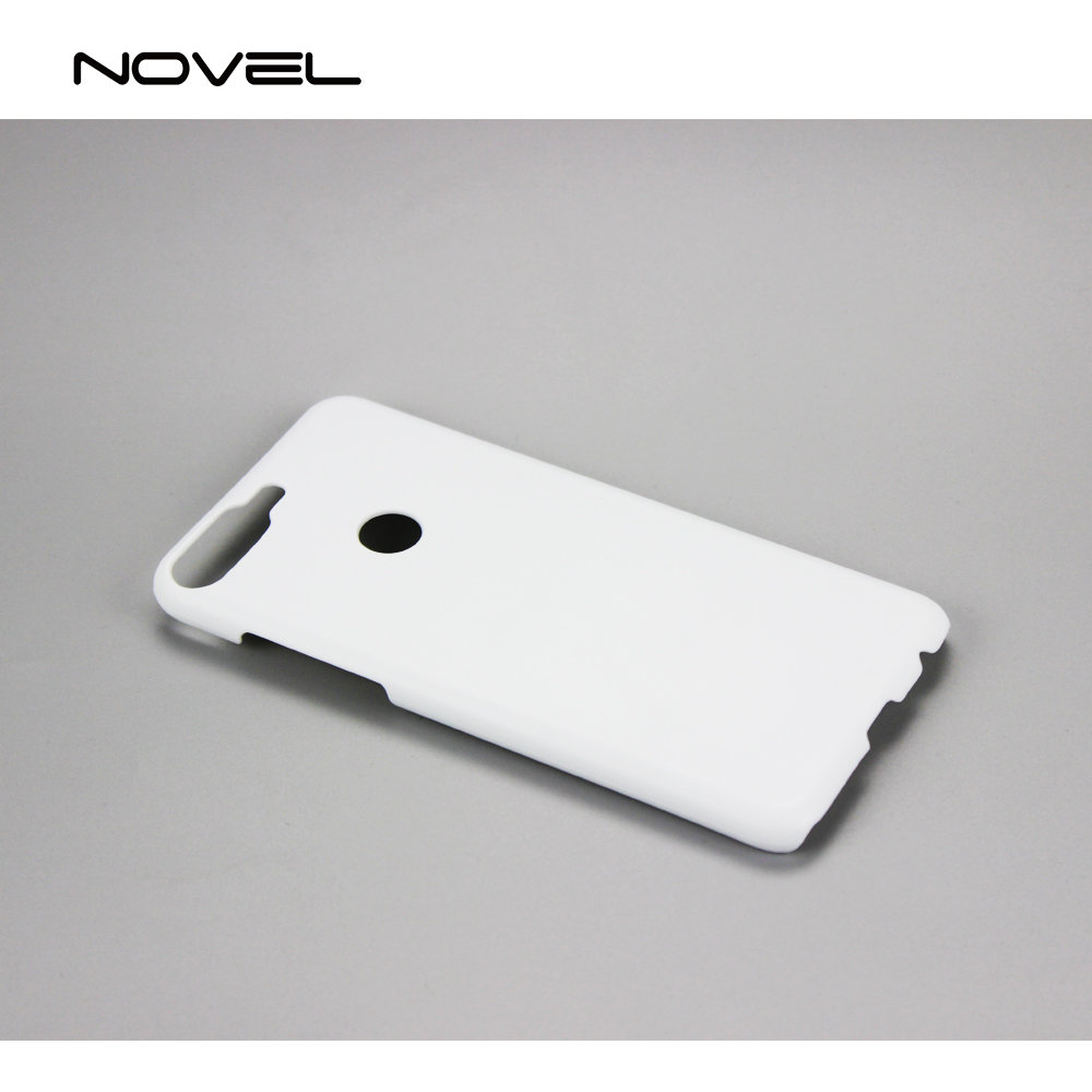 For Huawei Y7 2018 Sublimation Blank 3D Hard Plastic Phone Shell Case