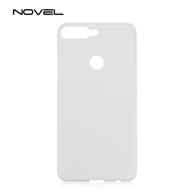For Huawei Y7 2018 Sublimation Blank 3D Hard Plastic Phone Shell Case
