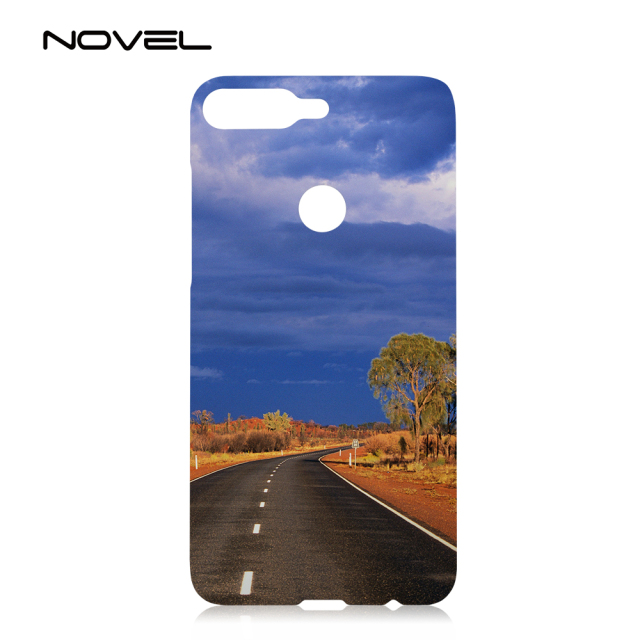 For Huawei Y7 2018 Sublimation Blank 3D Hard Plastic Phone Shell Case