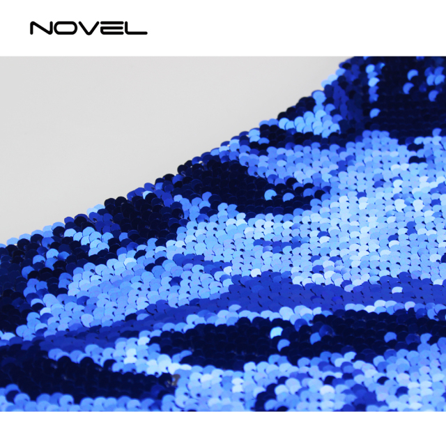 Sublimation Magic Sequin Drawstring Backpack Glitter Sport Bag