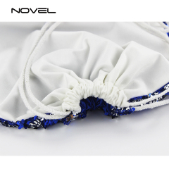 Sublimation Magic Sequin Drawstring Backpack Glitter Sport Bag