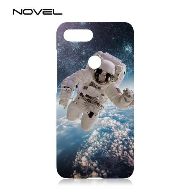 For Xiaomi 8 Lite Blank Sublimation 3D Hard Plastic Phone Back Case Cover