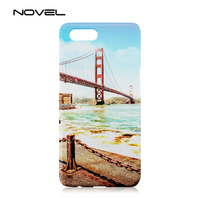 For OPPO A5 Blank Sublimation Printing 3D Plastic Phone Shell Case
