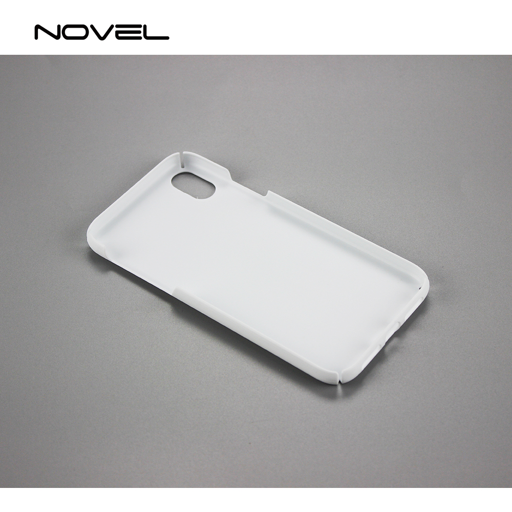 For iPhone XR Full Edge Case 3D Sublimation Blank Plastic Cell Phone Housing